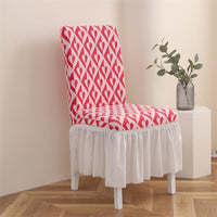 HKM-144595 Elastic Dining Chair Covers with Various Patterns and Styles, Dustproof and Non-Slip Protection