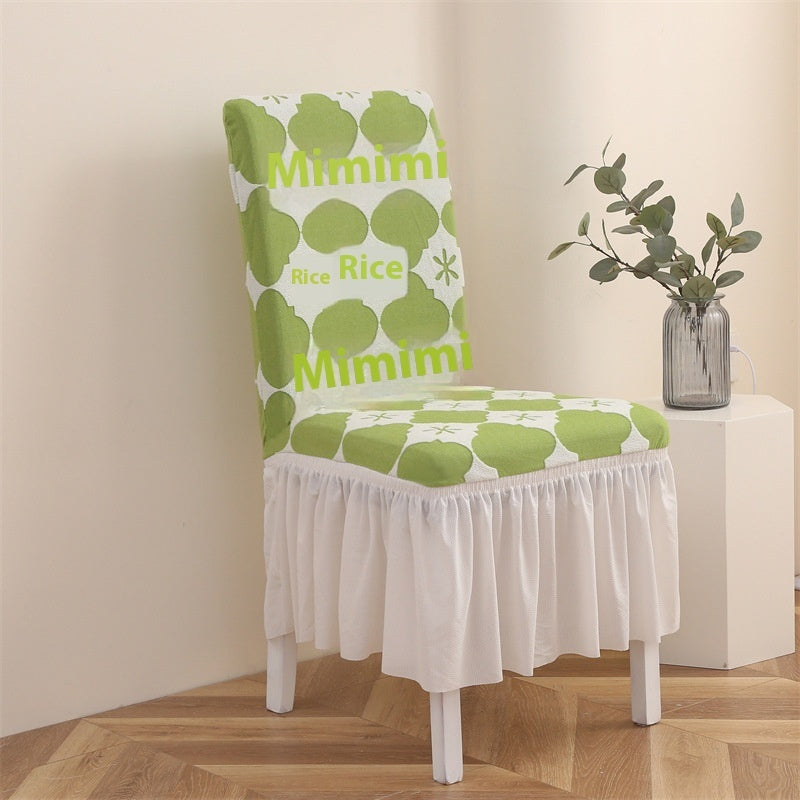 HKM-144595 Elastic Dining Chair Covers with Various Patterns and Styles, Dustproof and Non-Slip Protection