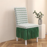 HKM-144595 Elastic Dining Chair Covers with Various Patterns and Styles, Dustproof and Non-Slip Protection