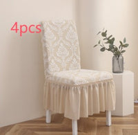 HKM-144595 Elastic Dining Chair Covers with Various Patterns and Styles, Dustproof and Non-Slip Protection