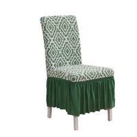 HKM-144595 Elastic Dining Chair Covers with Various Patterns and Styles, Dustproof and Non-Slip Protection