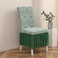 HKM-144595 Elastic Dining Chair Covers with Various Patterns and Styles, Dustproof and Non-Slip Protection
