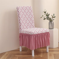 HKM-144595 Elastic Dining Chair Covers with Various Patterns and Styles, Dustproof and Non-Slip Protection