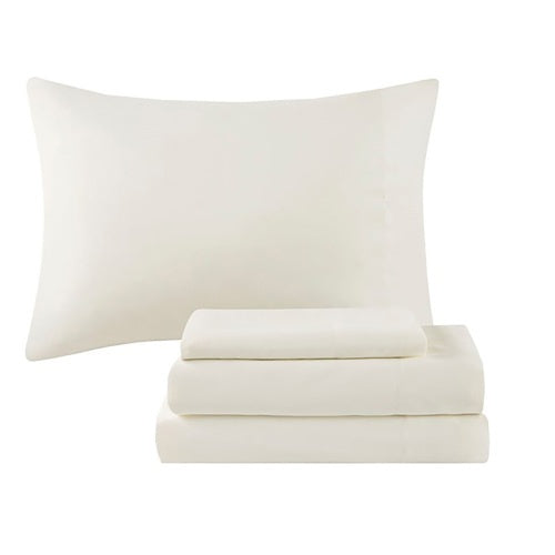 HKM-144851 12 Piece Blue Comforter Set with Cotton Sheets for California King Beds
