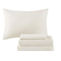 HKM-144851 12 Piece Blue Comforter Set with Cotton Sheets for California King Beds