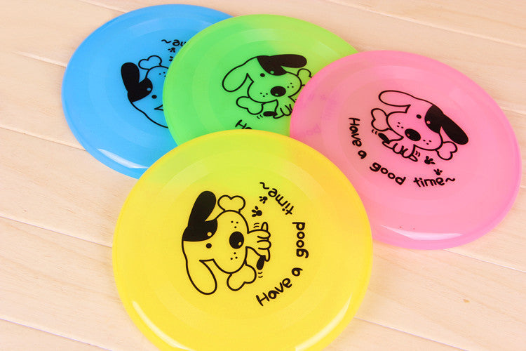 HKM-144979 Silicone Flying Saucer Funny Pets Dog Cat Toy Dog Game Flying Discs Resistant Chew Puppy Training Interactive Pet Supplies