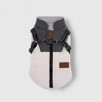 HKM-145107 Winter-Ready Pet Vest with Towing Ring in Graphite Gray, Water Jade Green, Light Blue - Sizes S to XXL