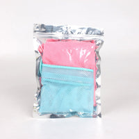 HKM-145235 Polyester Scrambled Cat Cleaning Bag with Mesh - Anti-Scratch Nursing & Bathing Tool