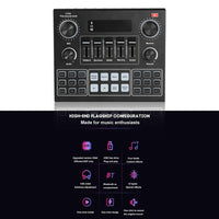 HKM-145235 V9 Mobile Phone Live Sound Card Set with Bluetooth and Dual Channel Support
