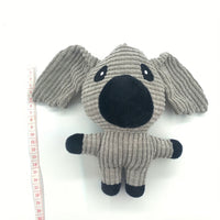HKM-145363 Animal-Shaped Plush Dog Toy, Squeaky, Bite Resistant, Ideal for Small to Medium Dogs and Cats