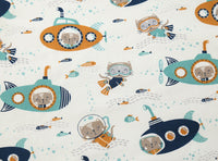HKM-145363 Cotton Twill Printed Cartoon Motorcycle Bed Fabric for Bedding and Crafts