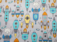 HKM-145363 Cotton Twill Printed Cartoon Motorcycle Bed Fabric for Bedding and Crafts