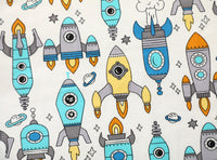 HKM-145363 Cotton Twill Printed Cartoon Motorcycle Bed Fabric for Bedding and Crafts
