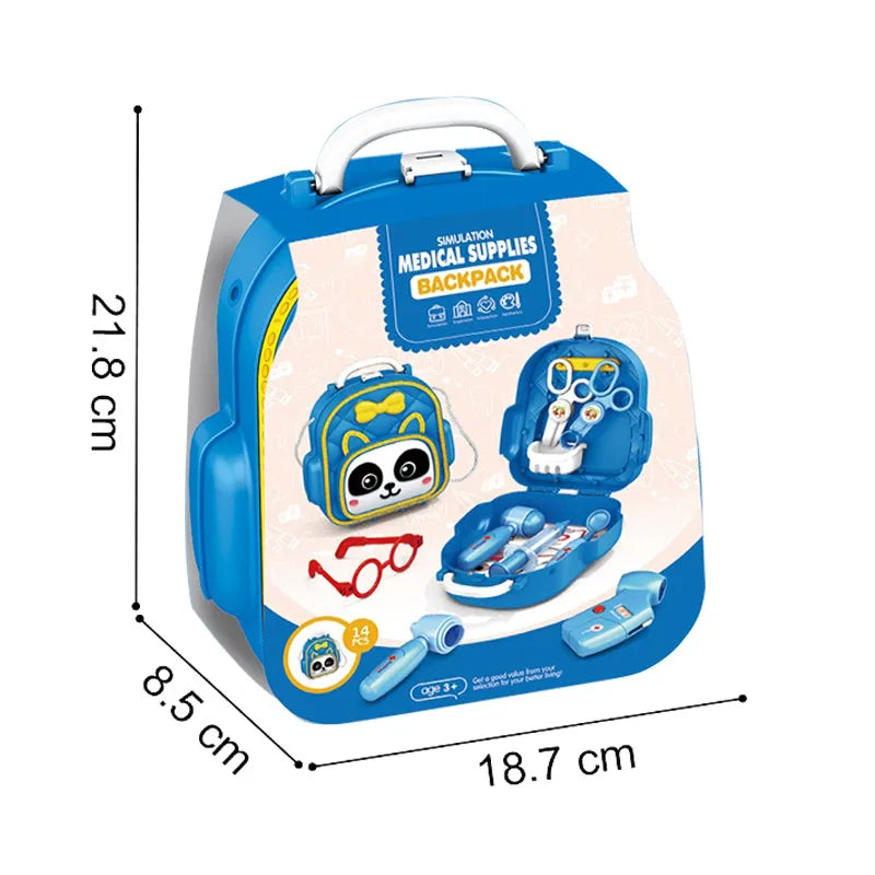 KTX-145363 Medical Pretend Play Role Set for Kids - 14 Pieces Educational Toy for Children Aged 5 to 7