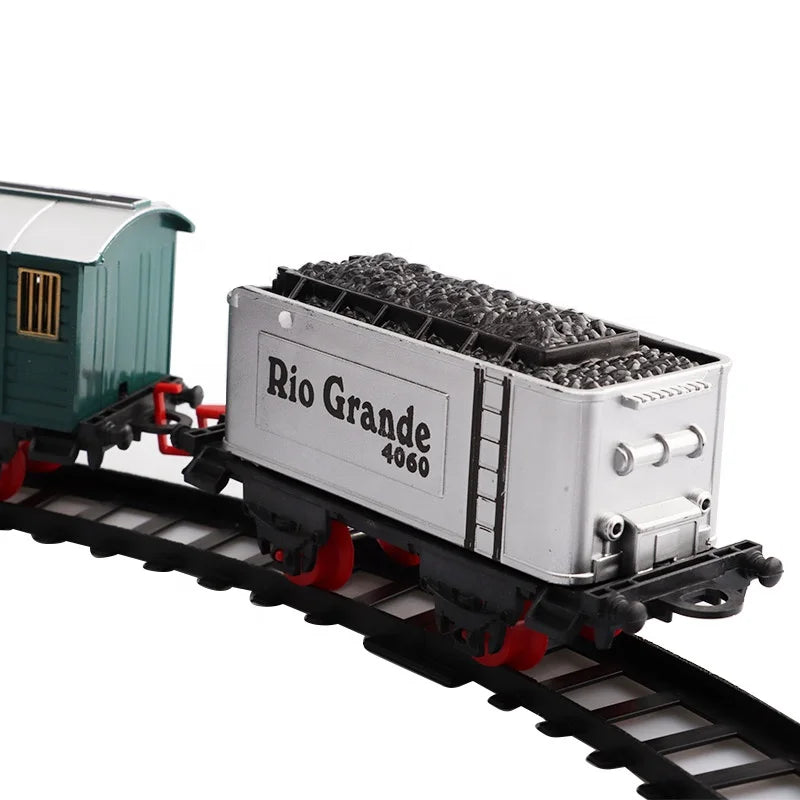 HKM-145491 Electric Train Toy for Ages 5 and Up - Slot Toy, ABS Plastic, 1:12 Scale