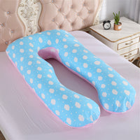 HKM-145491 U-Shape Multifunctional Pillow for Pregnant Women, Removable & Washable Cotton Cover, Various Sizes Available