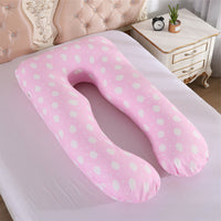 HKM-145491 U-Shape Multifunctional Pillow for Pregnant Women, Removable & Washable Cotton Cover, Various Sizes Available