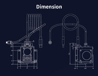 HKM-145875 All Metal Extrusion Head Kit for 3D Printers - Includes Print Head Set