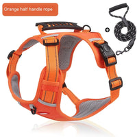 HKM-145875 Reflective Pet Vest with Harness and Shock Absorber - 1.5M Rope in Various Colors