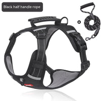 HKM-145875 Reflective Pet Vest with Harness and Shock Absorber - 1.5M Rope in Various Colors