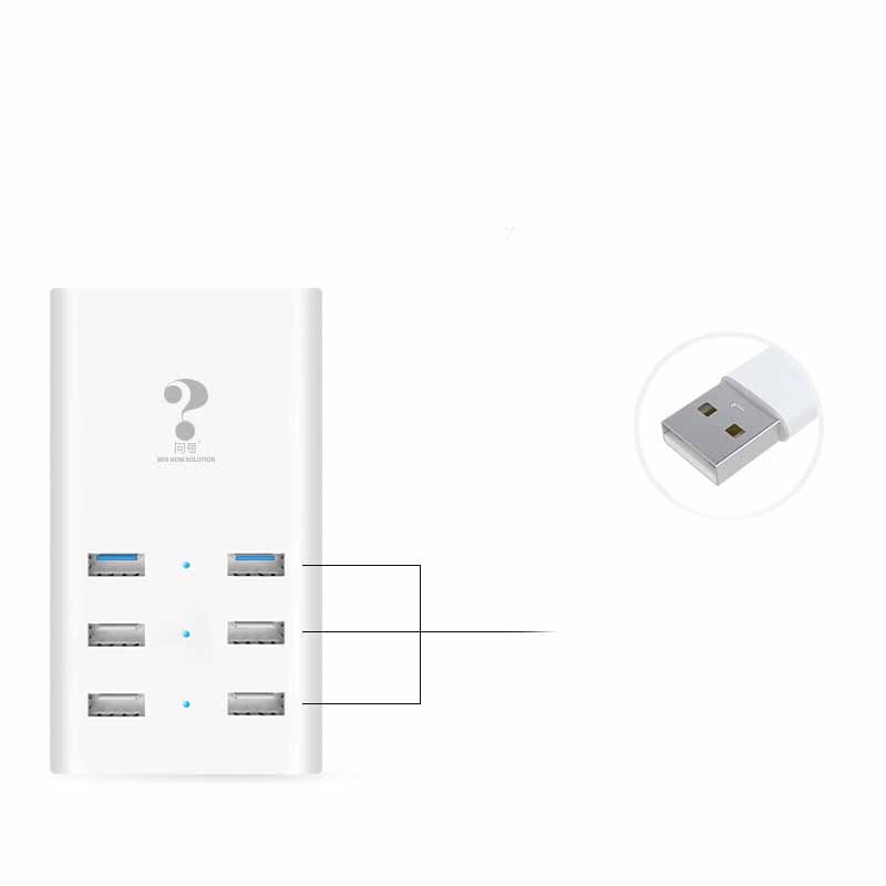 HKM-145939 Multi-Port USB Charger with 36W Output and 1.5m Cable - Universal Compatibility