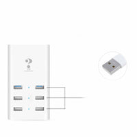 HKM-145939 Multi-Port USB Charger with 36W Output and 1.5m Cable - Universal Compatibility