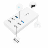 HKM-145939 Multi-Port USB Charger with 36W Output and 1.5m Cable - Universal Compatibility