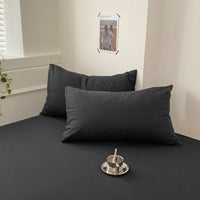 HKM-146003 Cotton Four-Piece Bed Sheet and Duvet Cover Set Available in Multiple Sizes