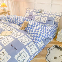 HKM-146003 Summer Washed Quilts Set with Plant and Flower Designs in Various Sizes