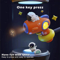 HKM-146323 Space Shaped Projection Sensory Projector Night Light for Kids, Ages 2-7