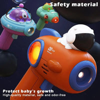 HKM-146323 Space Shaped Projection Sensory Projector Night Light for Kids, Ages 2-7