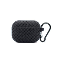 HKM-146579 Woven Pattern Silicone Headphone Sleeve for AirPods 1, 2, 3, and Pro
