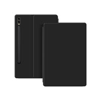 HKM-146771 Magnetic Protective Cover for Samsung Tablets - Fits Tab S9 FE Plus & S8 Ultra, Multi-Function Flip Case in Black, Blue, Gray, Green