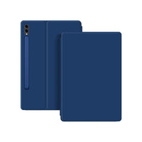 HKM-146771 Magnetic Protective Cover for Samsung Tablets - Fits Tab S9 FE Plus & S8 Ultra, Multi-Function Flip Case in Black, Blue, Gray, Green