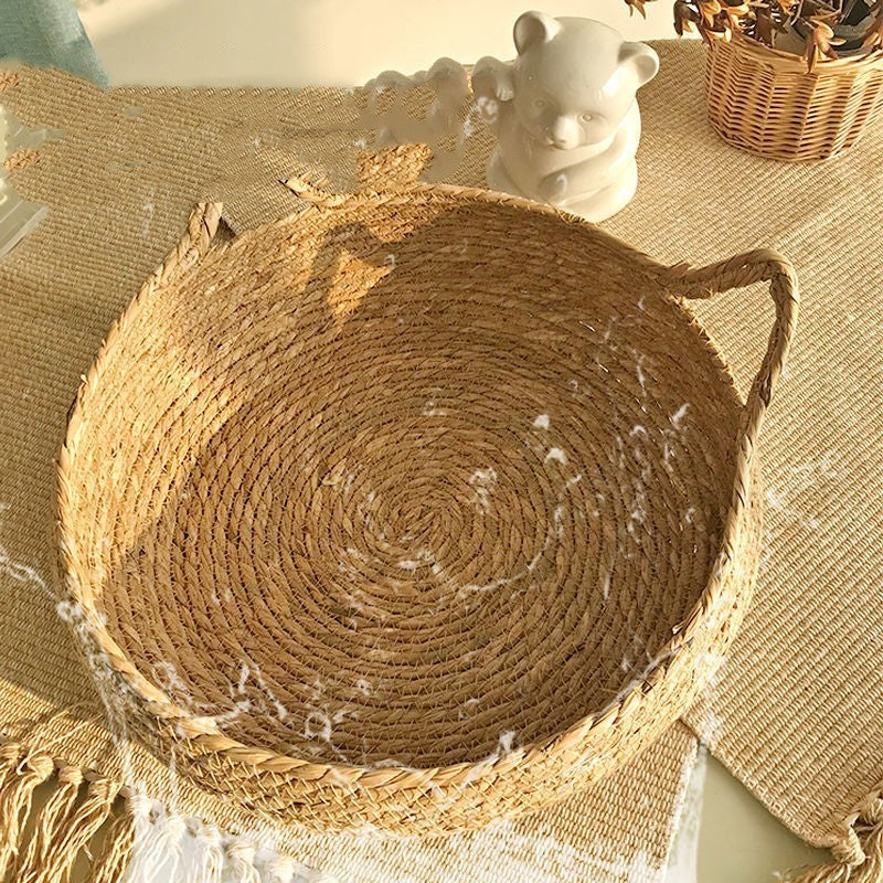 HKM-146835 Cat Scratching Board with Removable Rattan Nest and Washable Cushion - Multiple Sizes Available