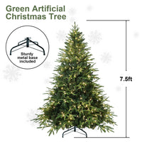 HKM-146963 Artificial Christmas Tree with Lights - 4ft to 9ft PE/PVC Hybrid Options Available