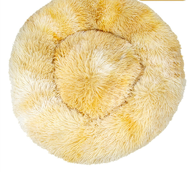HKM-146963 Cozy Solid Color Plush Pet Kennel with Various Sizes and Color Options