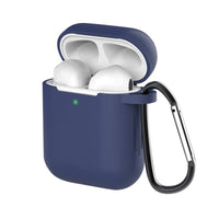 HKM-147027 Liquid Silicone Earphone Cover for AirPods (1st & 2nd Generation) - Simple Clamshell Design