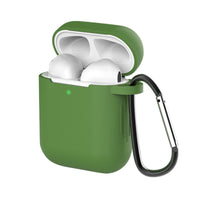 HKM-147027 Liquid Silicone Earphone Cover for AirPods (1st & 2nd Generation) - Simple Clamshell Design