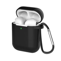 HKM-147027 Liquid Silicone Earphone Cover for AirPods (1st & 2nd Generation) - Simple Clamshell Design