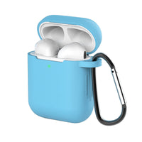 HKM-147027 Liquid Silicone Earphone Cover for AirPods (1st & 2nd Generation) - Simple Clamshell Design