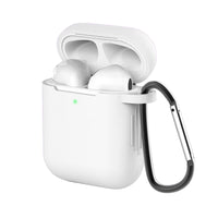 HKM-147027 Liquid Silicone Earphone Cover for AirPods (1st & 2nd Generation) - Simple Clamshell Design