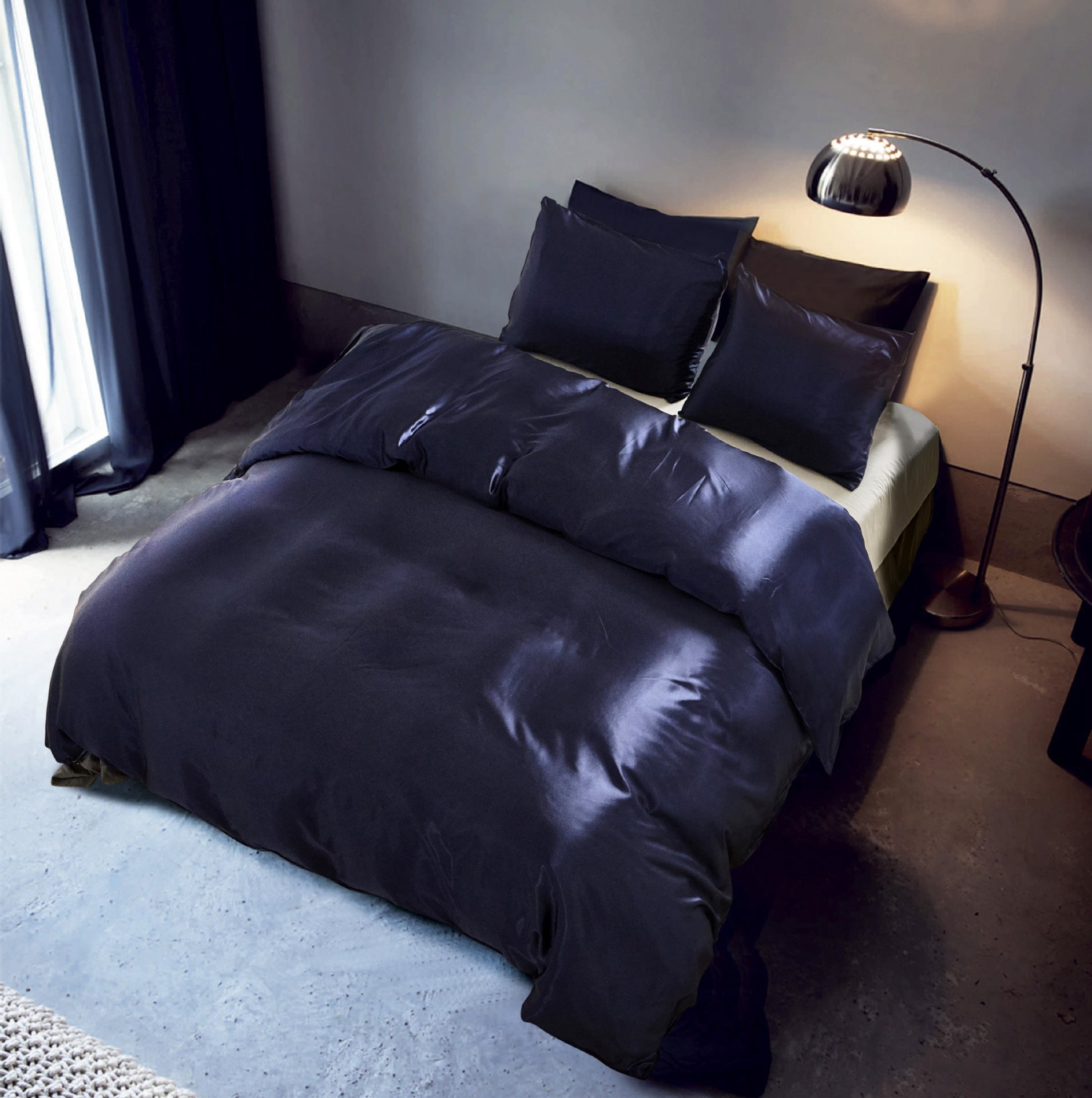 HKM-147155 Three-Piece Polyester Fiber Home Textile Set in American Sizes: Twin, Queen, King