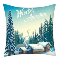 HKM-147219 Nordic Style Single-Sided Digital Print Pillow Cover in Super Soft Short Plush, 45x45cm