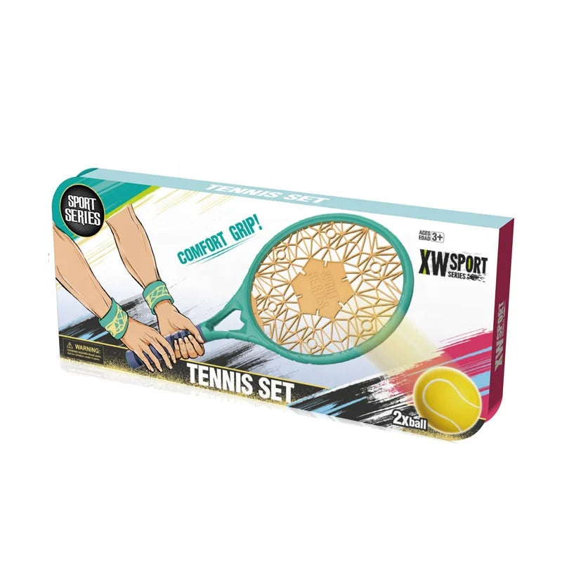HKM-147475 Children's Large Tennis Racket Play Set for Ages 2-7, Educational Outdoor Toy, EPT Model EPT555676