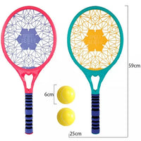 HKM-147475 Children's Large Tennis Racket Play Set for Ages 2-7, Educational Outdoor Toy, EPT Model EPT555676