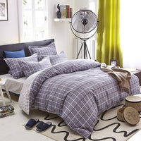 HKM-147603 Cotton Four-Piece Bedding Set with Various Sizes and Pillowcases