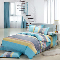 HKM-147603 Cotton Four-Piece Bedding Set with Various Sizes and Pillowcases