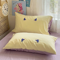 HKM-147667 Cartoon Anime Printed Washed Cotton Four-Piece Bedding Set