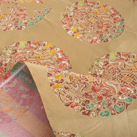 HKM-147667 Thickened Composite Silk Satin Fabric in Rich Flower Red with White Cotton Blend, 150 cm Wide, 240 g/㎡